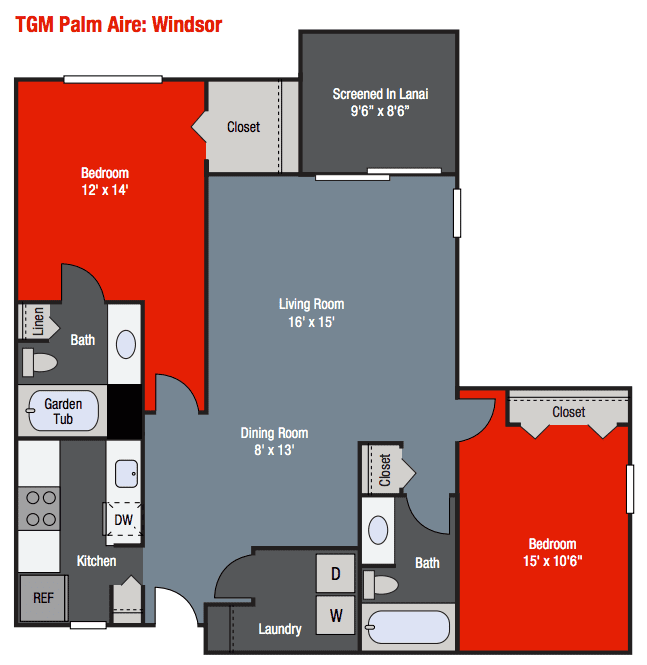 Apartments For Rent TGM Palm Aire - Windsor